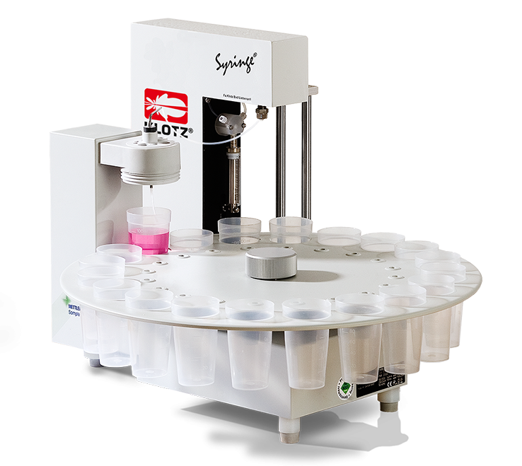Automatic feeding for bottle samples