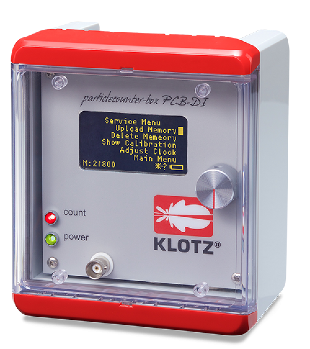 Particle Counter Box wiht Display